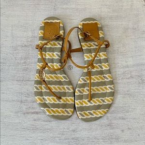 Tory Burch Emmy Sandal in Golden Yellow